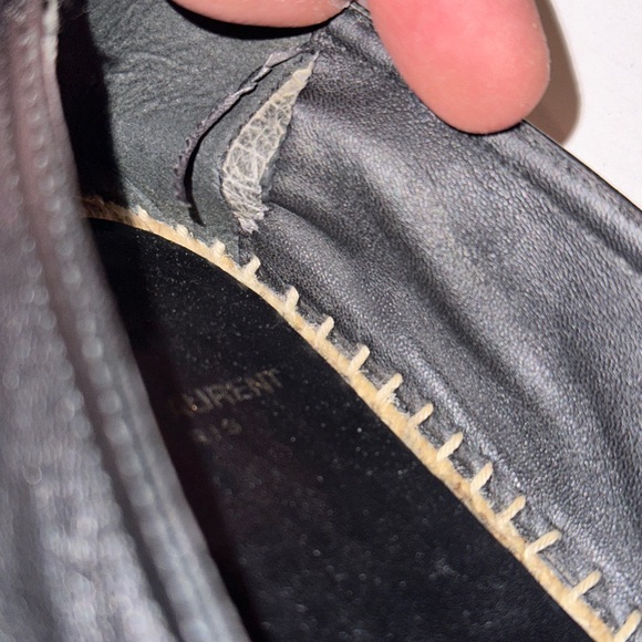 EUC YSL Black Leather Espadrilles - Picture 7 of 10